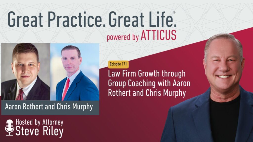 law firm group coaching with Aaron Rothert and Chris Murphy